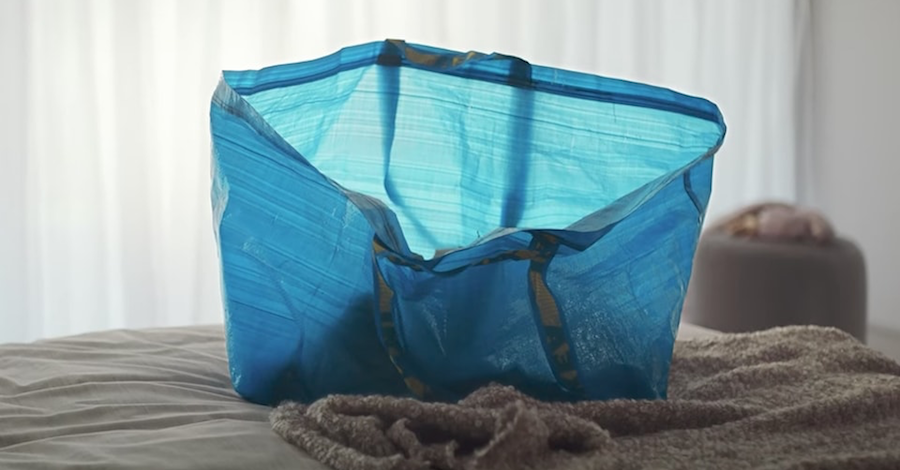 Torba IKEA Frakta przerobiona na dekoracje świąteczne .get_the_title().