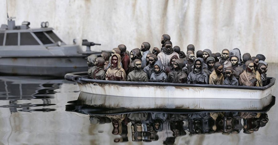 Rzeźba Banksy’ego do wygrania w loterii .get_the_title().