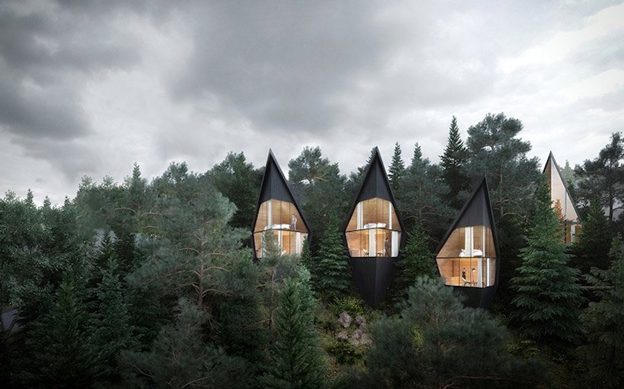Designerskie domy na drzewach we włoskich Dolomitach .get_the_title().