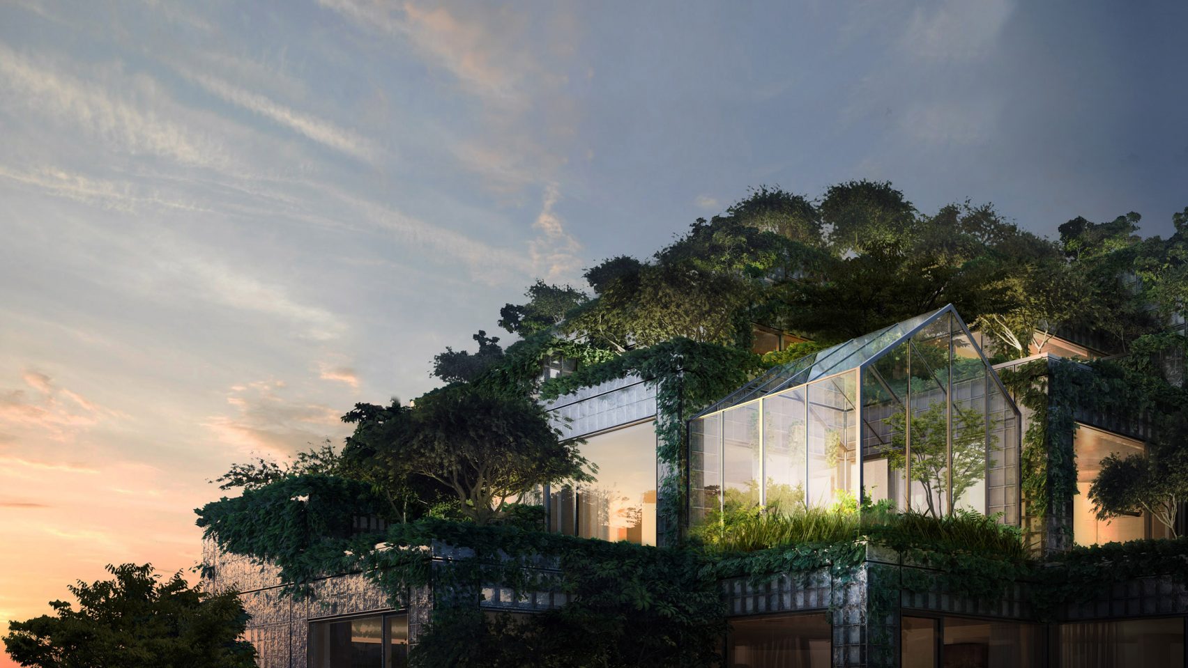Pracownia BIG pokazała, jak będą wyglądały penthousy w zielonym kompleksie w Toronto .get_the_title().