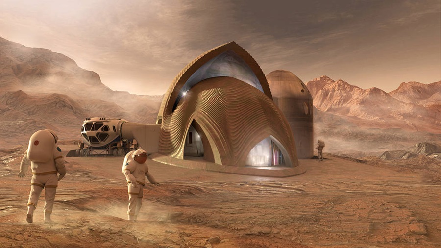 Jak będą wyglądały bazy na Marsie