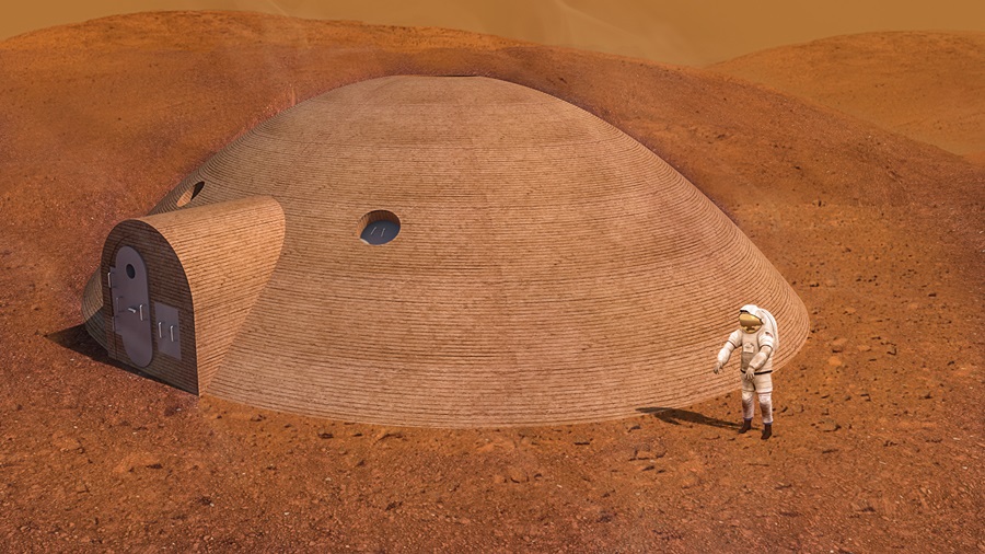 Jak będą wyglądały bazy na Marsie