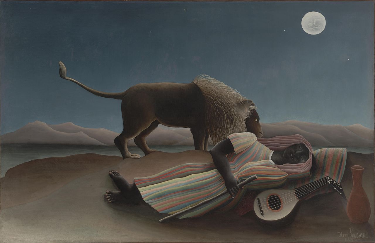 Henri Rousseau Śpiąca Cyganka