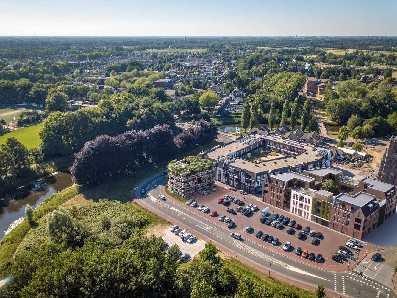 Zielona fasada z roślinami doniczkowymi – zaskakujący projekt MVRDV 