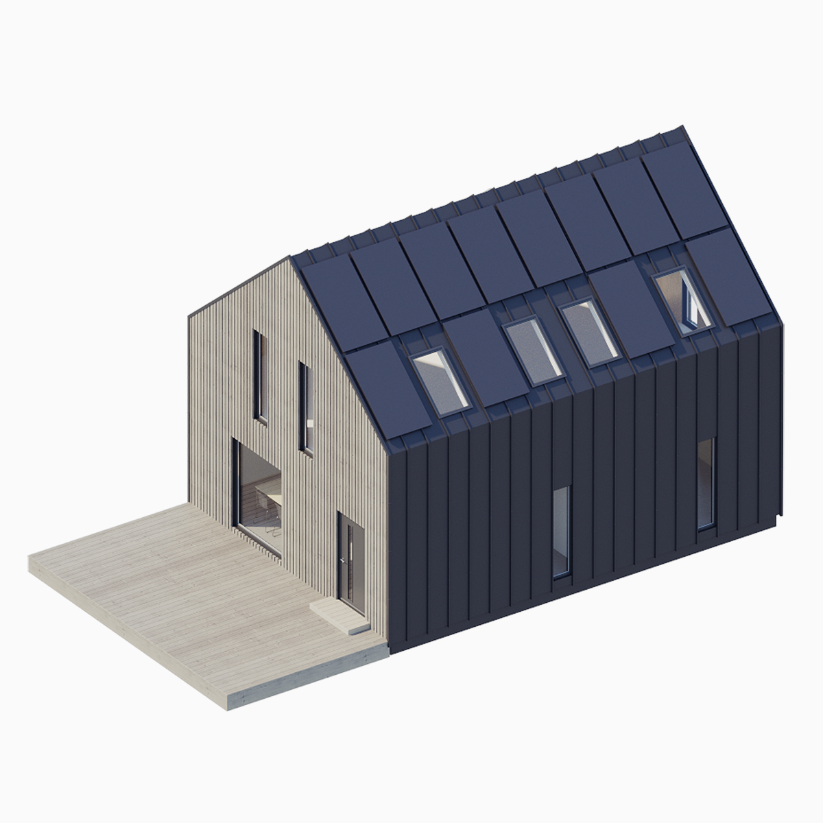 Małe przestrzenie: Modulo House – mały dom z wielkimi możliwościami