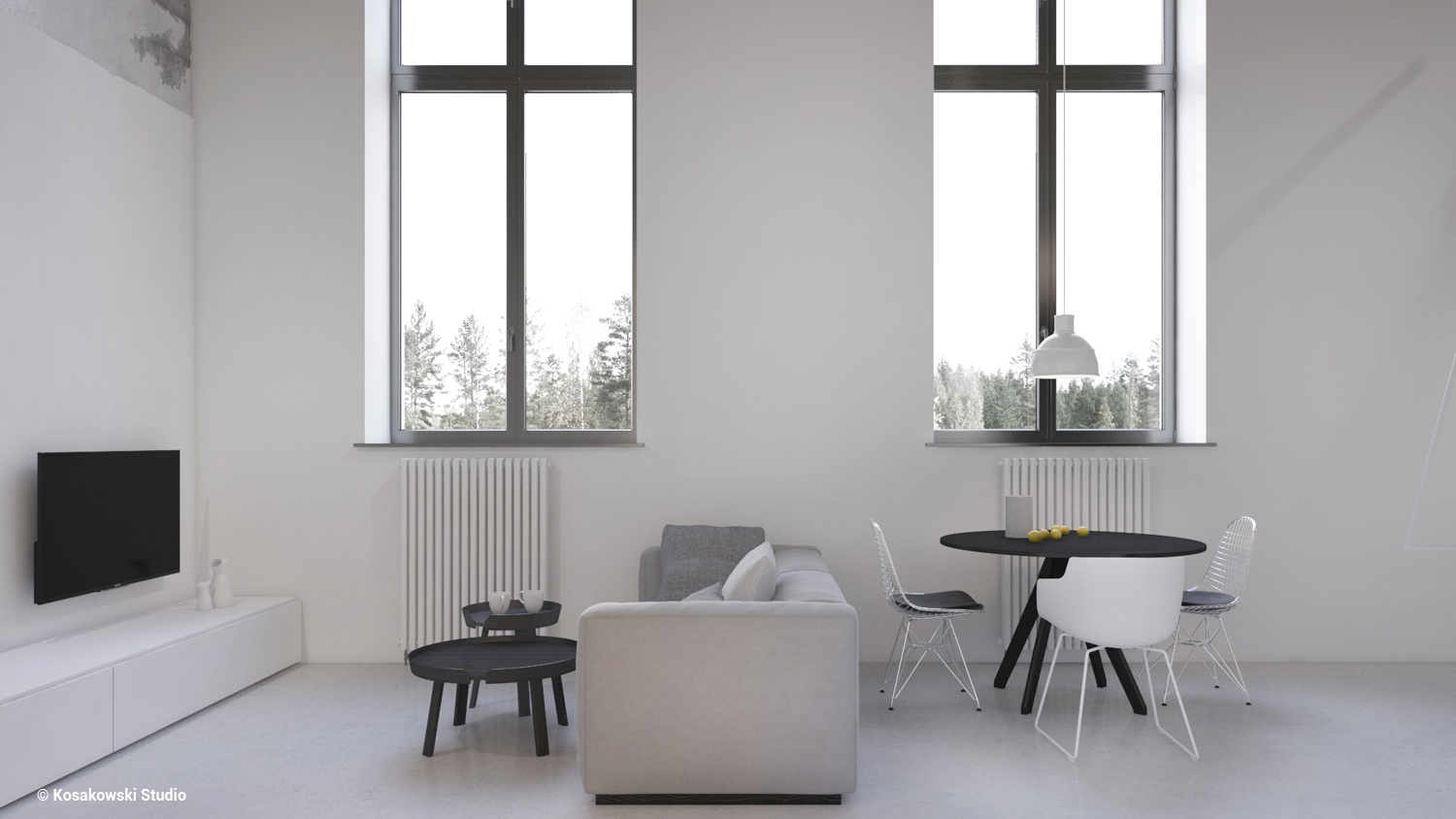 Małe przestrzenie: minimalizm i styl industrialny, czyli Soft Loft na warszawskiej Pradze