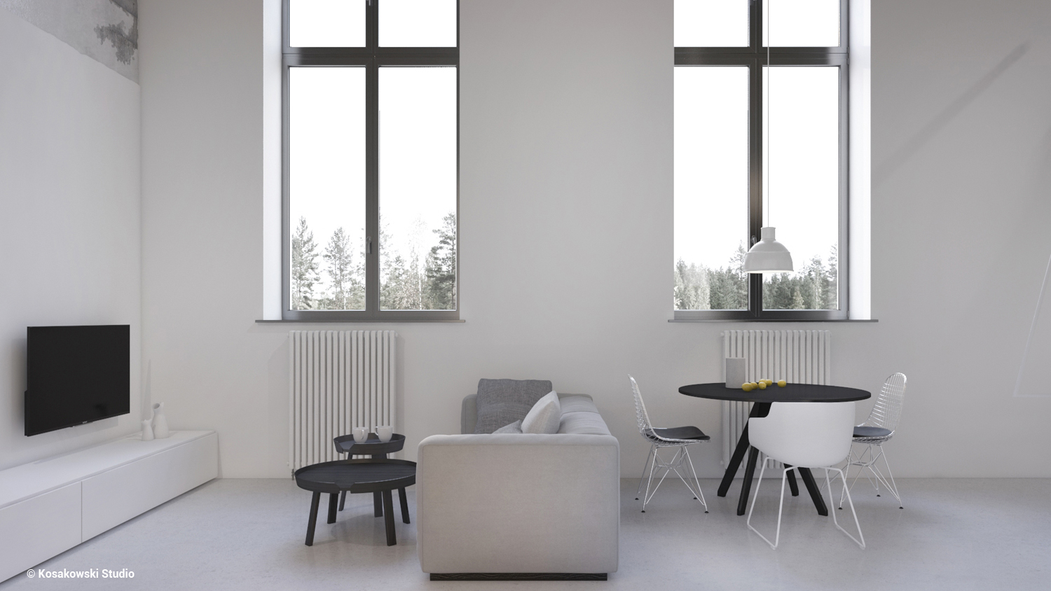 Małe przestrzenie: minimalizm i styl industrialny, czyli Soft Loft na warszawskiej Pradze